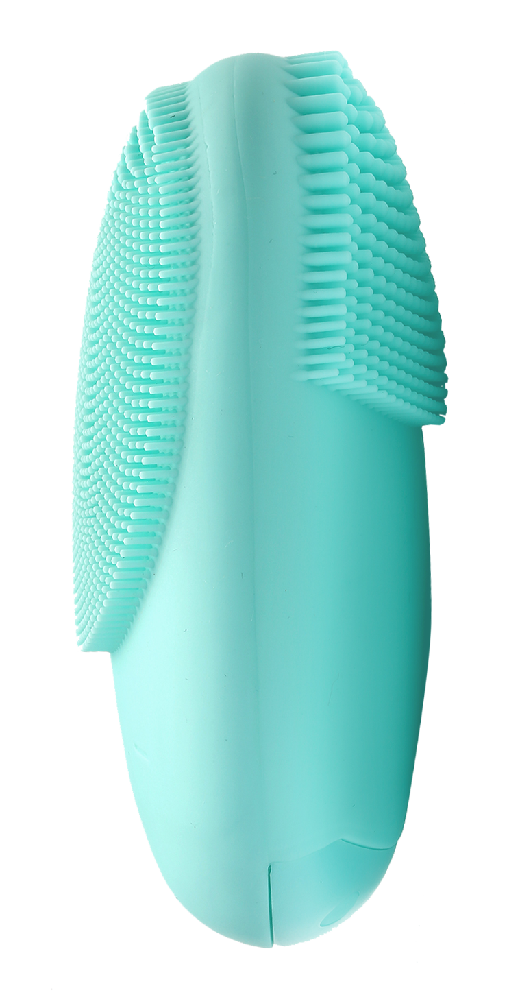 Teal sonic brush side view