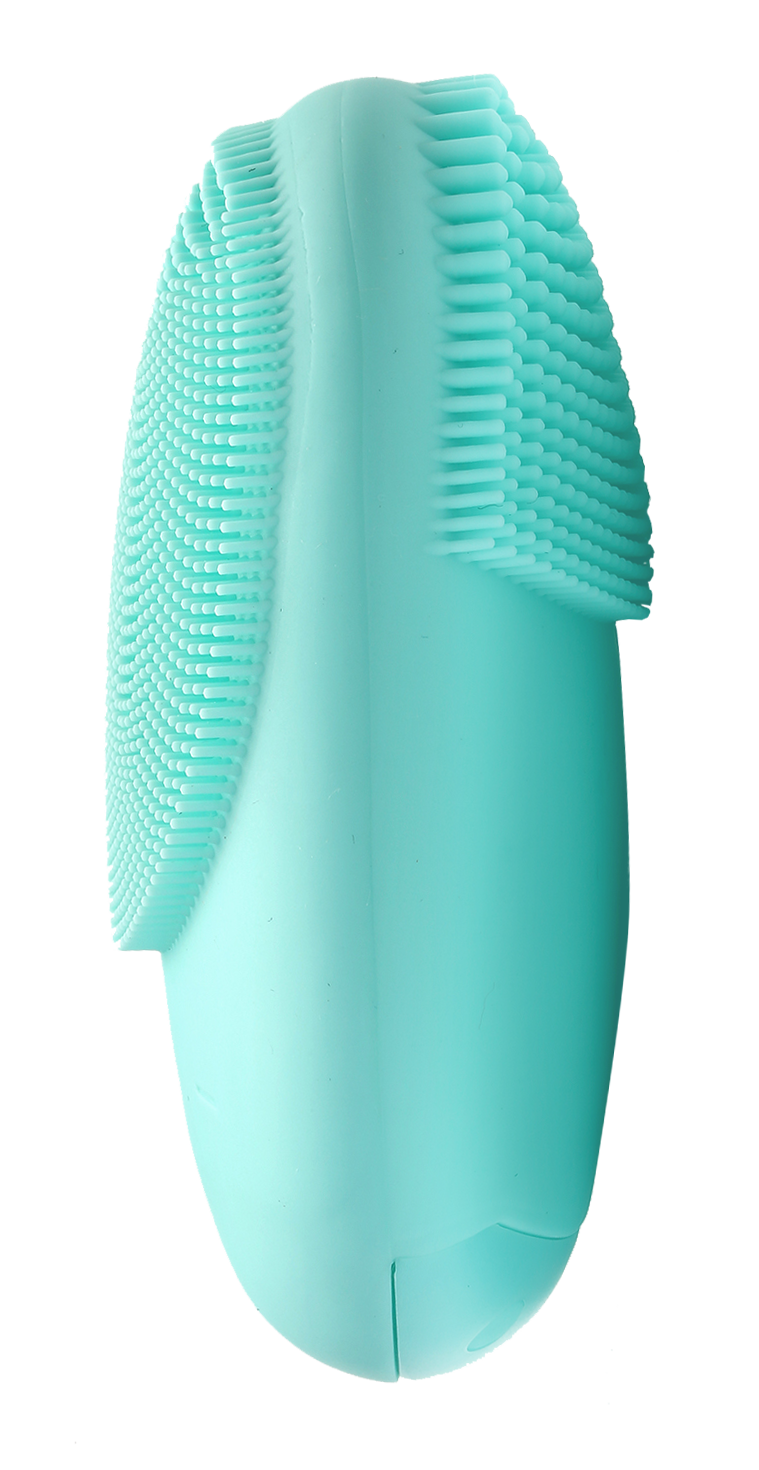 Teal sonic brush side view