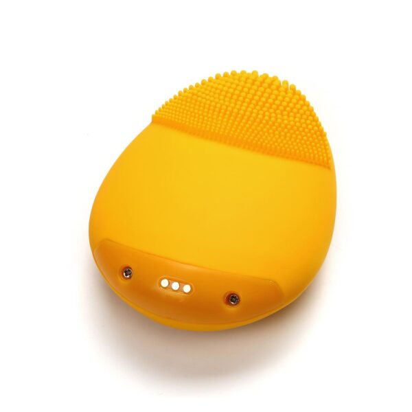 Back side of facial cleansing power brush