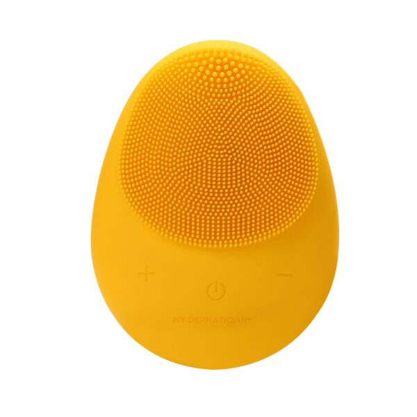 Facial cleansing power brush in Yellow